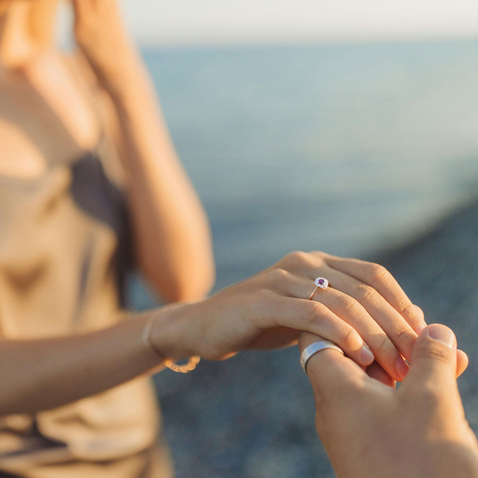 marriage proposal positano
